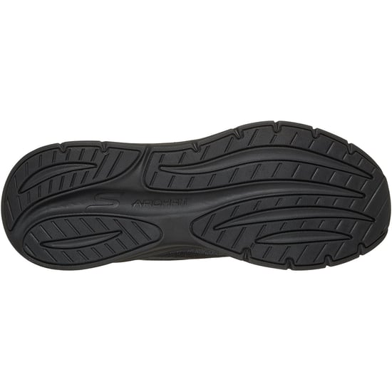 Skechers Arch Fit 3.0 Textile Men's Black Mesh / Tpu/ Black Trim Trainers - Image 2