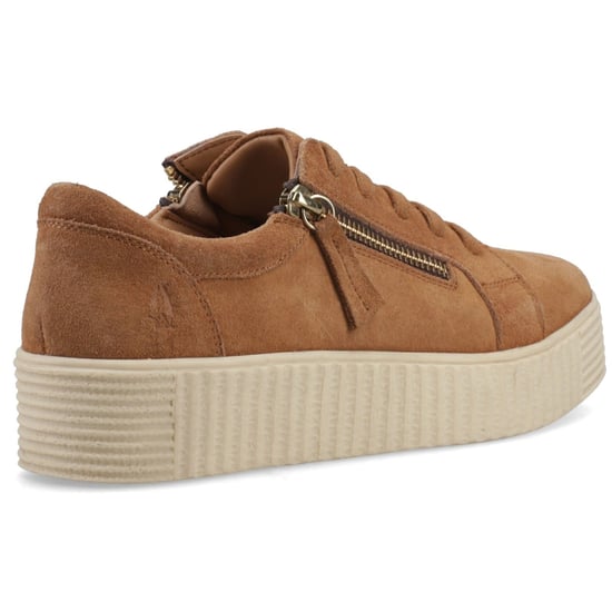 Hush Puppies Tara Suède Leren Dames Tan Sportschoenen - Image 2