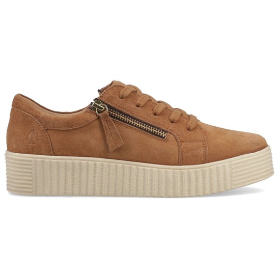 Hush Puppies Tara Suède Leren Dames Tan Sportschoenen - Image 5