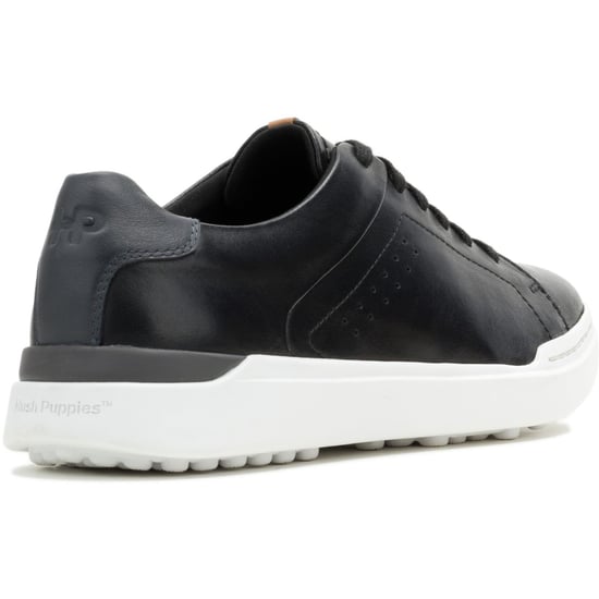 Hush Puppies Wes Leren Mannen Zwarte Sneakers - Image 2
