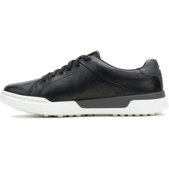 Hush Puppies Wes Leren Mannen Zwarte Sneakers - Image 4