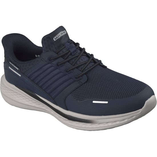 Skechers Slade Luther Mäns Marinblå Syntet / Mesh Träningsskor - Image 1
