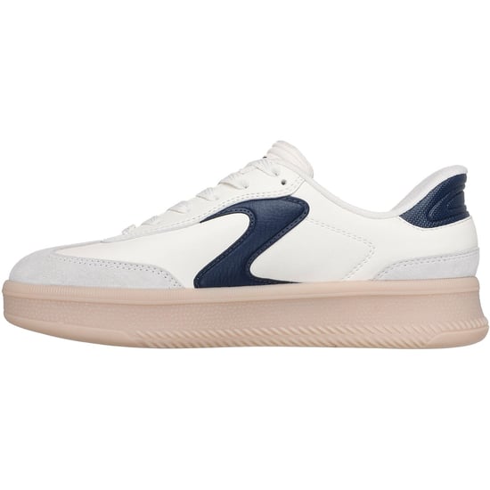 Skechers Hotshot HI - Verhoogde Luxe Polyurethaan Dames Sneakers Off White/Navy - Image 4