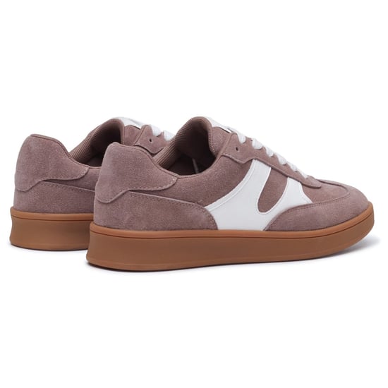Hush Puppies Maura Suède Dames Stone Sneakers - Image 2