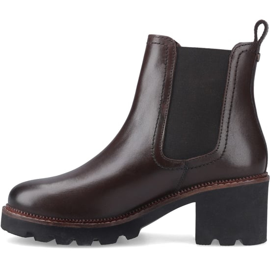 Hush Puppies Gaia Leren Dames Chocolade geklede Chelsea Boots - Image 6
