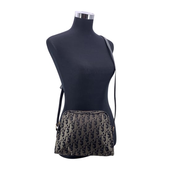 Dior Vintage Tyg Axelremsväska Trotter - Image 3