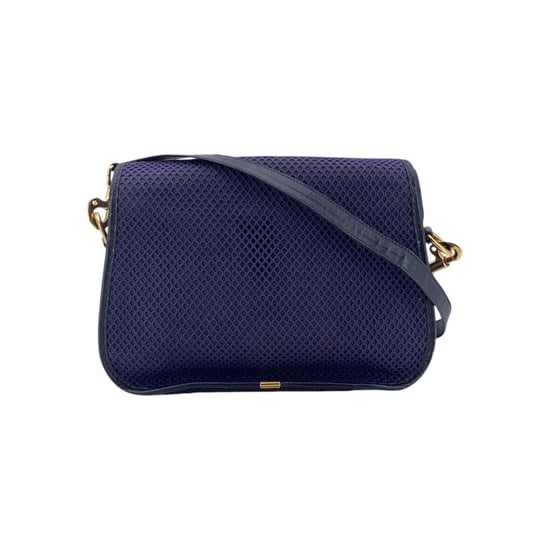 Gucci Vintage stoffen crossbodytas met mesh-net - Image 2