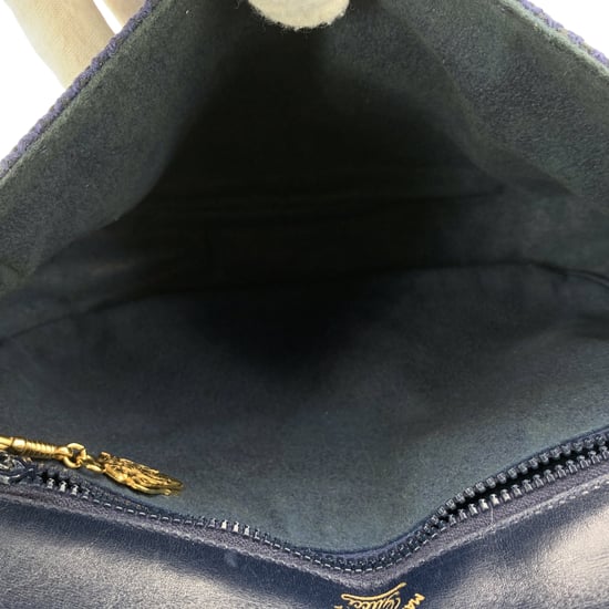 Gucci Vintage stoffen crossbodytas met mesh-net - Image 6