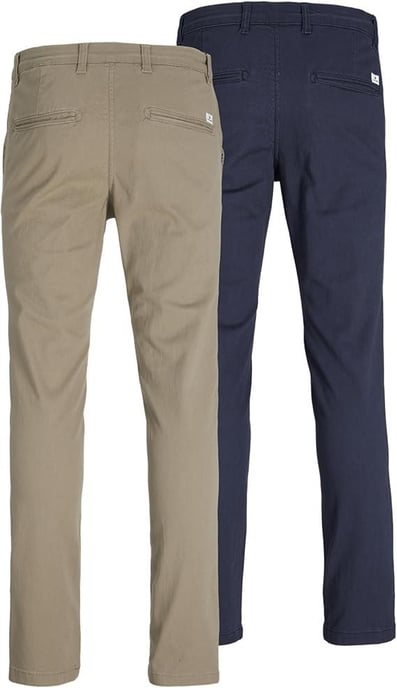 Jack & Jones Men's 2-Pack Slim Fit Chinos - Image 3