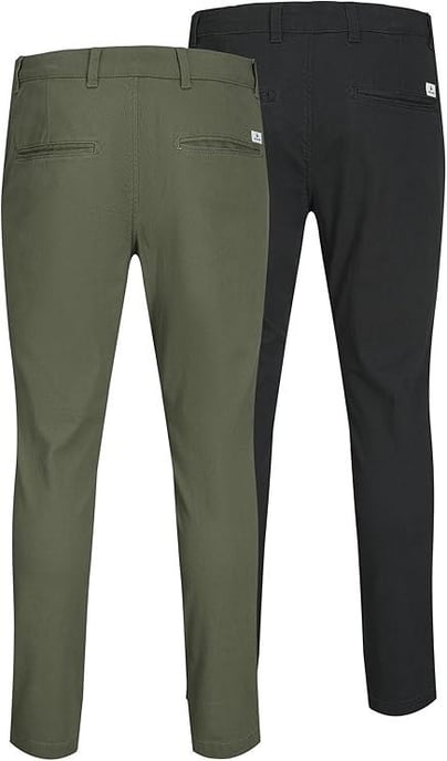 Jack & Jones Men's 2-Pack Slim Fit Chinos - Image 3