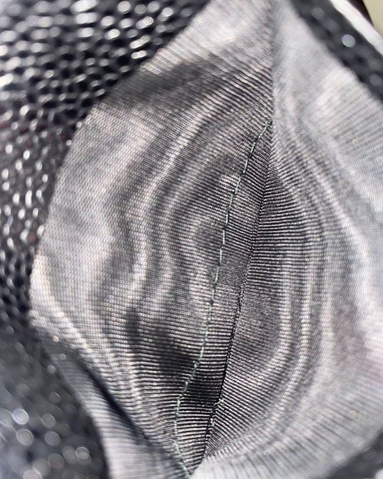 Thom Browne korthållare med sedelfack i svart läder - Image 5