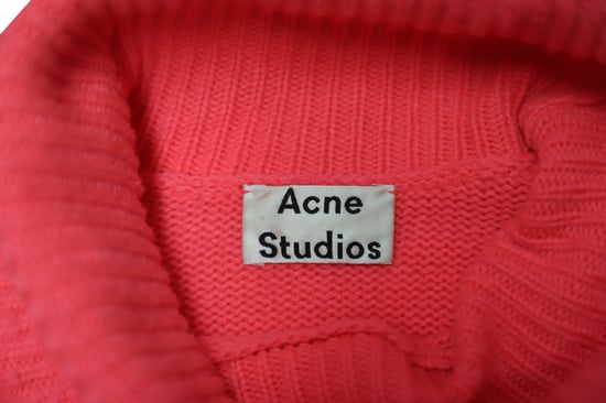Acne Studios Turtleneck Sweater in Pink Wool - Image 4