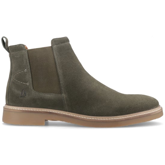 Hush Puppies Gareth Chelsea Leather Men's Khaki Boots - Image 5