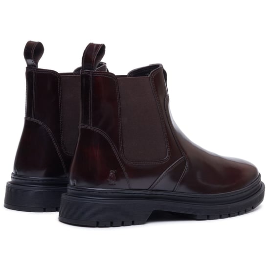 Hush Puppies Jamie Leather Men's Bordeaux Boots - Image 2