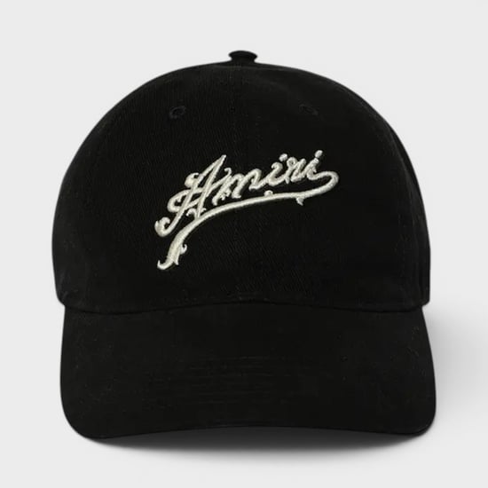 Amiri Baroque Logo Hat Black - Image 1