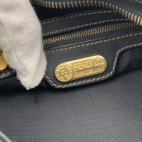 Fendi Vintage Tygväska Pequin - Image 5