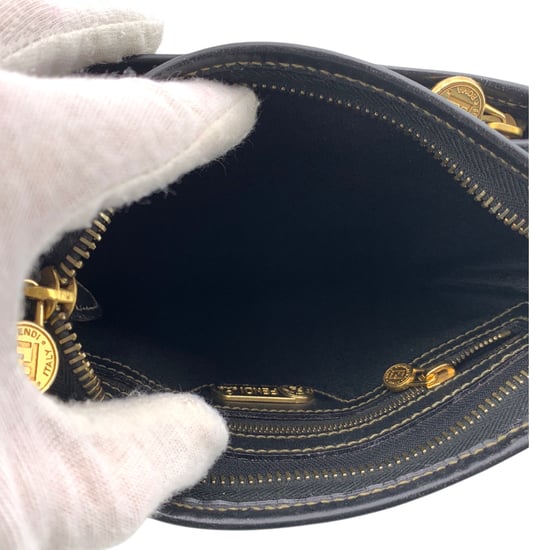 Fendi Vintage Tygväska Pequin - Image 6