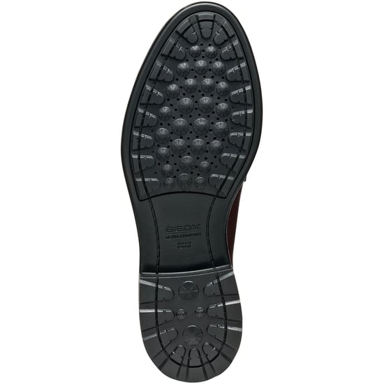 Geox D Walk Pleasure F Leather Women's Wine Moccasins Shoes - Image 3