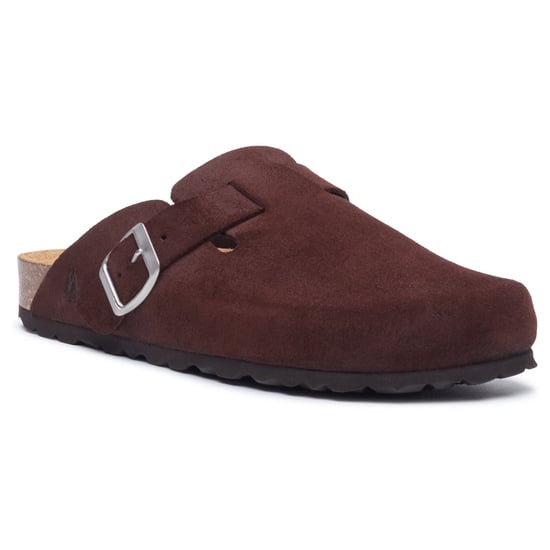 Hush Puppies Bailey Suède Dames Chocolade Muilen - Image 1