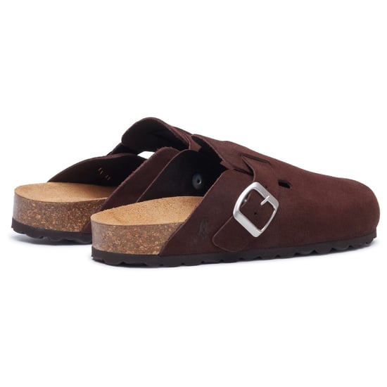 Hush Puppies Bailey Suède Dames Chocolade Muilen - Image 2