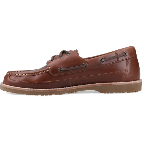 Sperry Mini Lug 3 Eye Leather Men's Brown Boat Shoes - Image 6