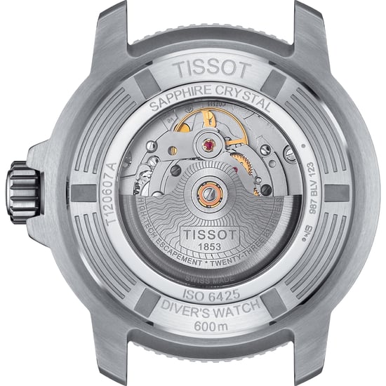 Tissot Seastar 2000 Heren Horloge Zwart T1206071744100 - Image 3