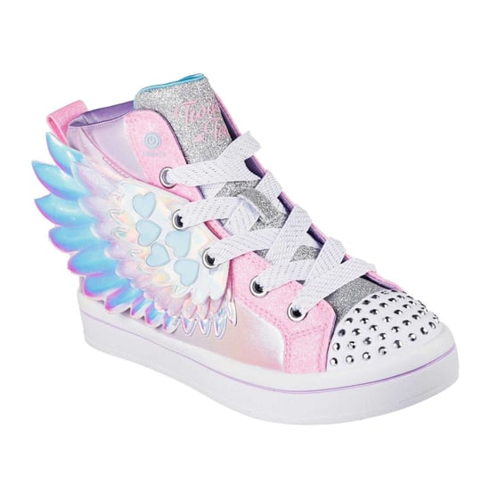 Skechers TwiLites 2.0 höga sneakers för tjejer (Rosa) - Image 3