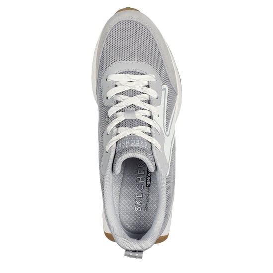 Skechers Dames Gusto Suède Paneel Sneakers (Grijs) - Image 3