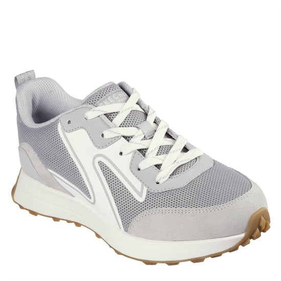Skechers Dames Gusto Suède Paneel Sneakers (Grijs) - Image 5
