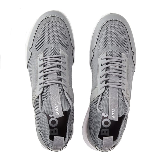 Boss Herr Extreme Läder Låga Sneakers (Ljusgrå) - Image 3