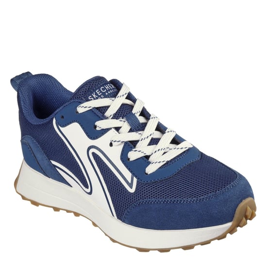 Skechers Dames Gusto Suède Paneel Sneakers (Navy) - Image 5