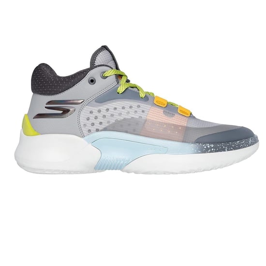 Skechers Herr Resagrip Speckle Basketbollskor (Grå/Vit) - Image 1