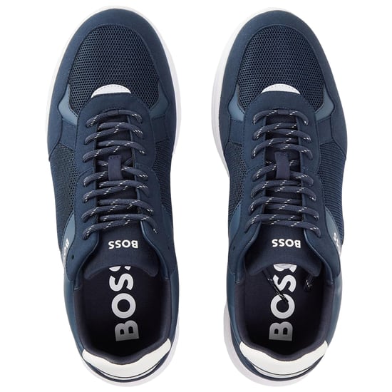 Boss Mens Extreme Logo Trainers (Dark Blue) - Image 3