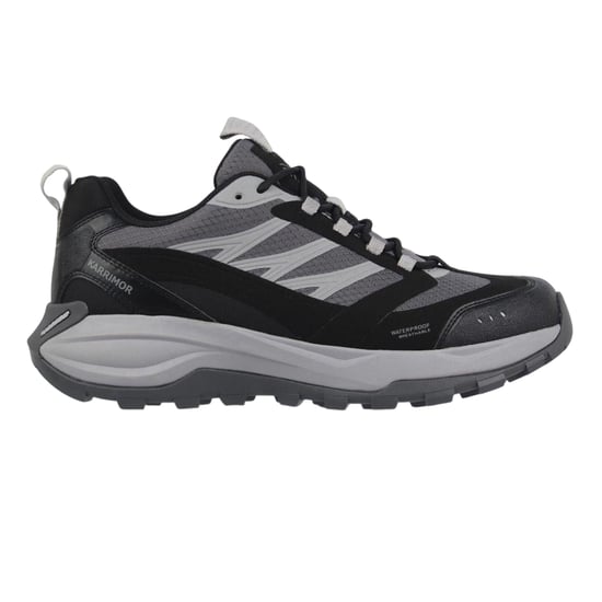Reebok Mannen Nano X3 Leren Rondneus Platte Sneakers (Grijs/Zwart) - Image 1
