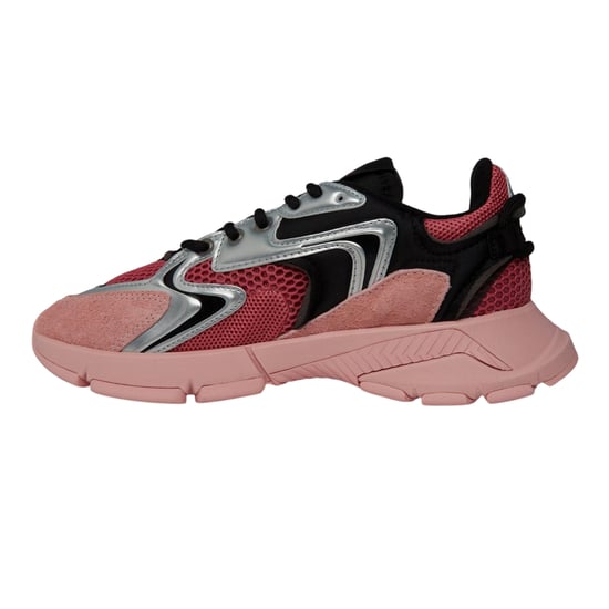 Lacoste Dames L003 Neo-leer, stevige platte sneakers (Bloemenroze) - Image 2