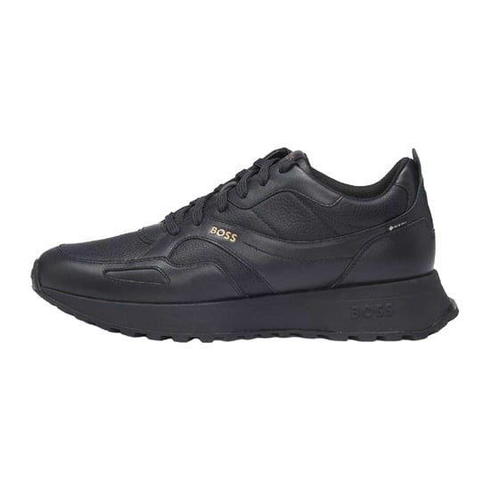 Boss Jonah Runn leren veterschoenen voor heren (Donkerblauw) - Image 3