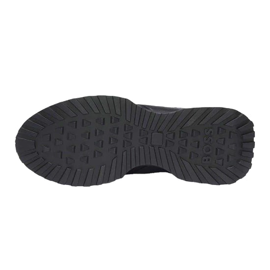 Boss Jonah Runn leren veterschoenen voor heren (Donkerblauw) - Image 4