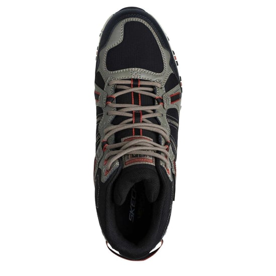 Skechers Leren wandelschoenen voor heren met Hillcrest-logo (Natuurlijk/Zwart) - Image 3