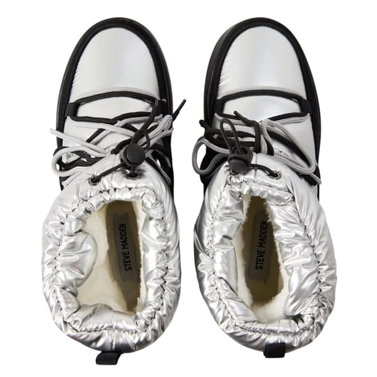 Steve Madden Zienna-sneeuwlaarzen met blokhak voor dames (Zilver) - Image 3