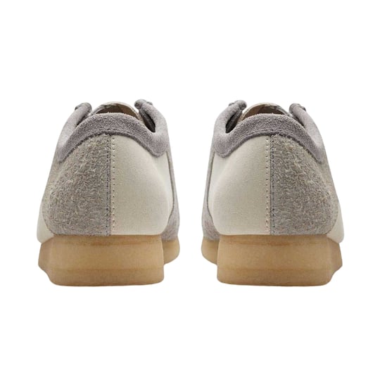 Clarks Originals Mens Wallabee Suede Shoes (Grey) - Image 2