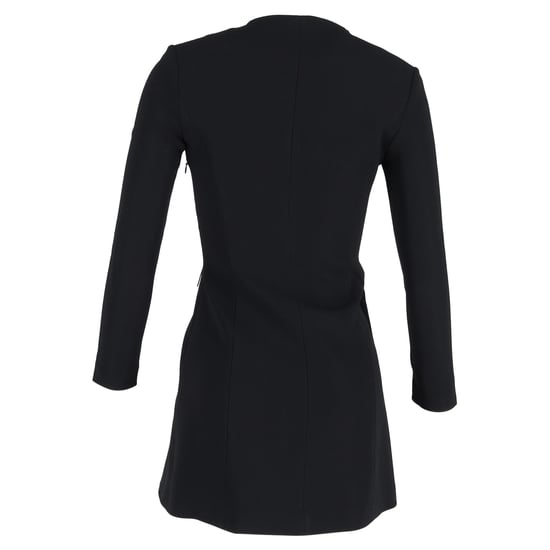 Alexander Wang – Svart viskos – Miniklänning med fransar - Image 3