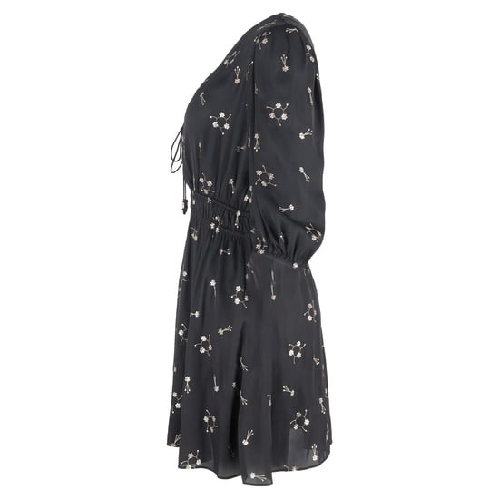 Maje mini-jurk met pailletten en V-hals in zwart polyester - Image 2