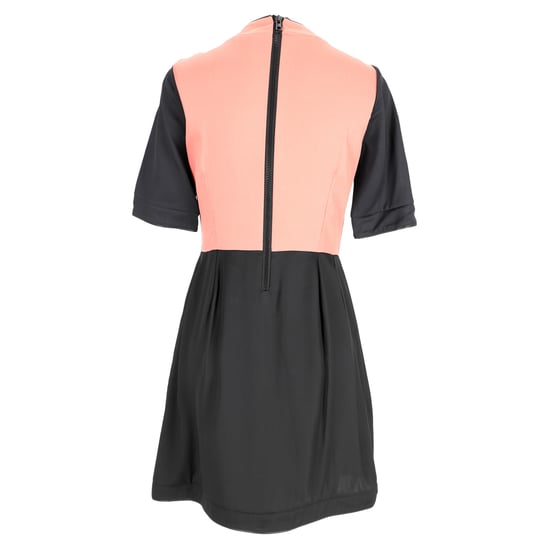 Marni Color-Block Mini A-lijn Jurk in Zwart en Roze Acetaat - Image 3