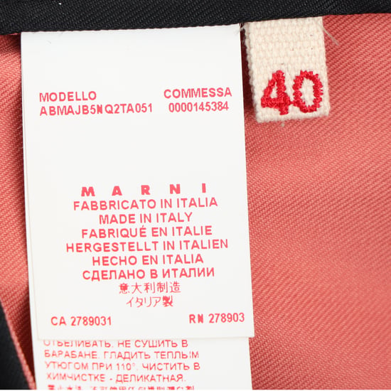 Marni Color-Block Mini A-lijn Jurk in Zwart en Roze Acetaat - Image 5