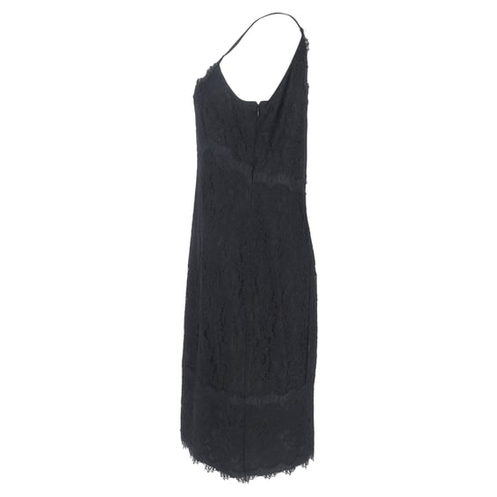 Diane Von Furstenberg Olivia mini slipjurk in zwart triacetaat - Image 2