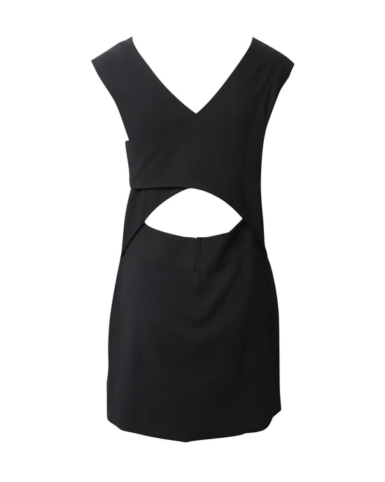 IRO Calley Cutout Mini Dress in Black Acetate - Image 3