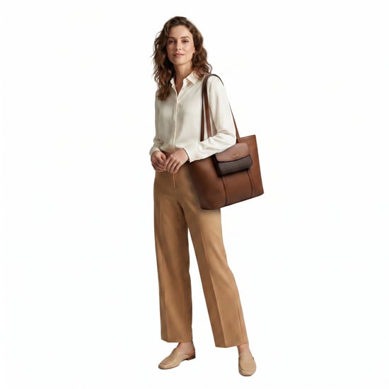 Women's Leather Tote Bag 2 in 1 and Wallet Jet Set Travel 35S5GTVT3L - Image 3