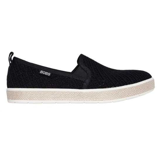Skechers Geweven espadrilles voor dames (Zwart) - Image 1