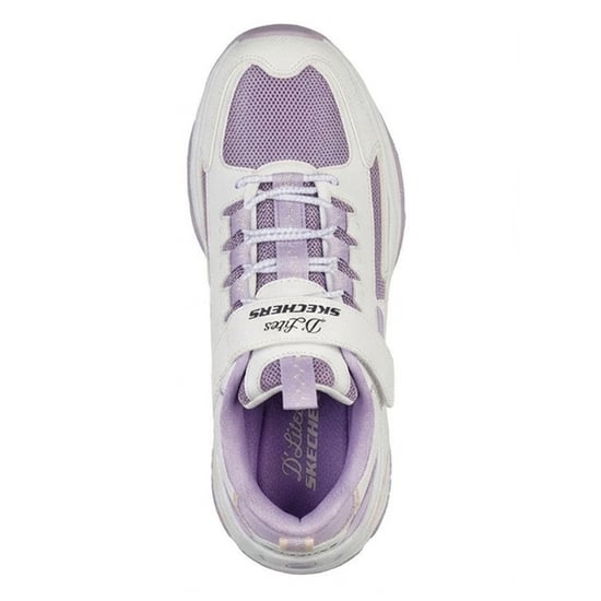 Skechers D´Lites 4.0 sportschoenen met dikke zool voor dames (Wit/Lavendel) - Image 4