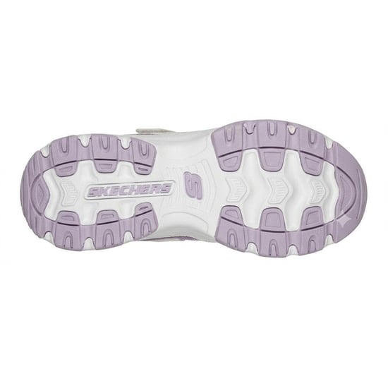 Skechers D´Lites 4.0 sportschoenen met dikke zool voor dames (Wit/Lavendel) - Image 5